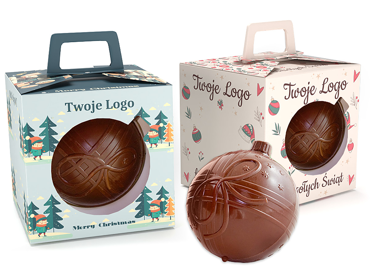 Bombka z Czekolady belgijskiej w pudełku 21.13