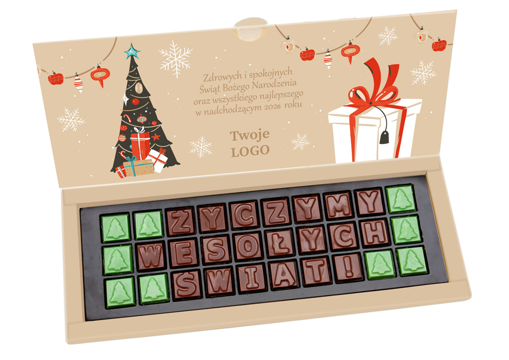 Świąteczne Życzenia z czekoladkami 21.20